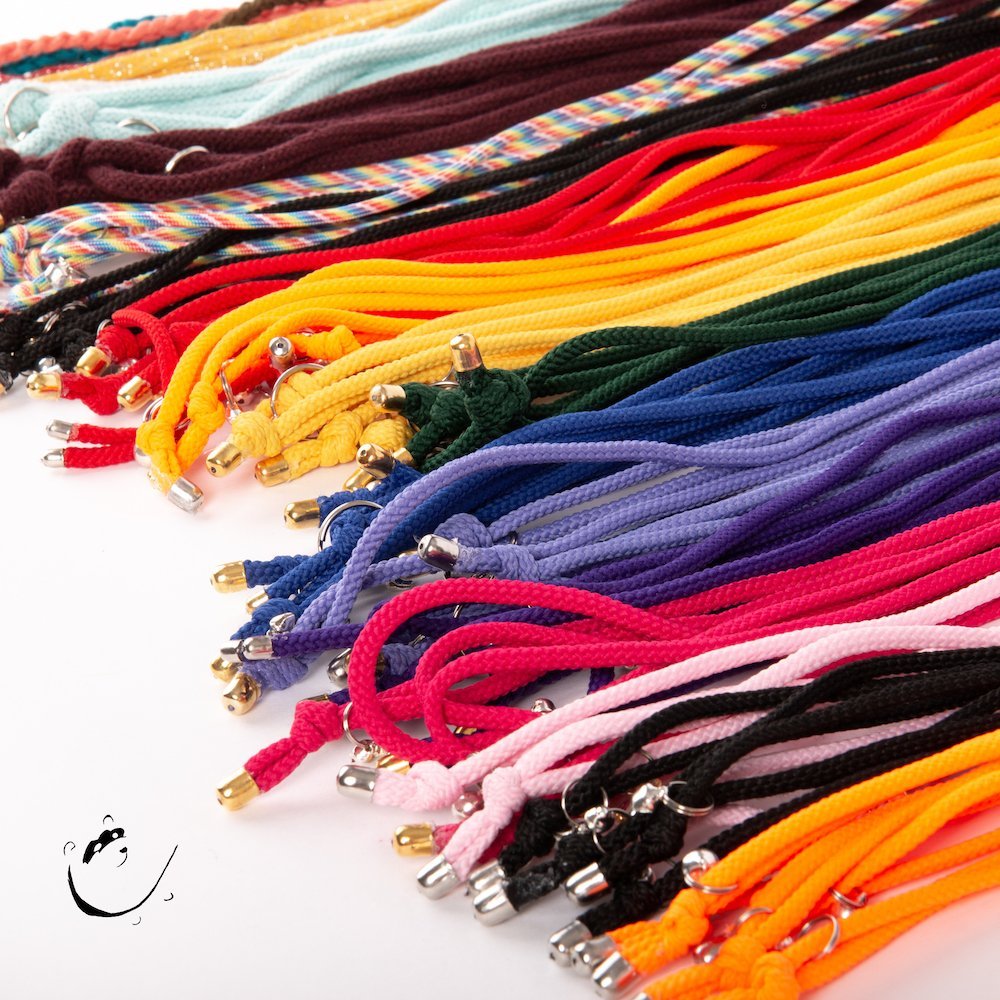 Colourful ferret leads available from the Blue Ferret Shop.